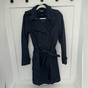 Talbots Denim Trench Coat